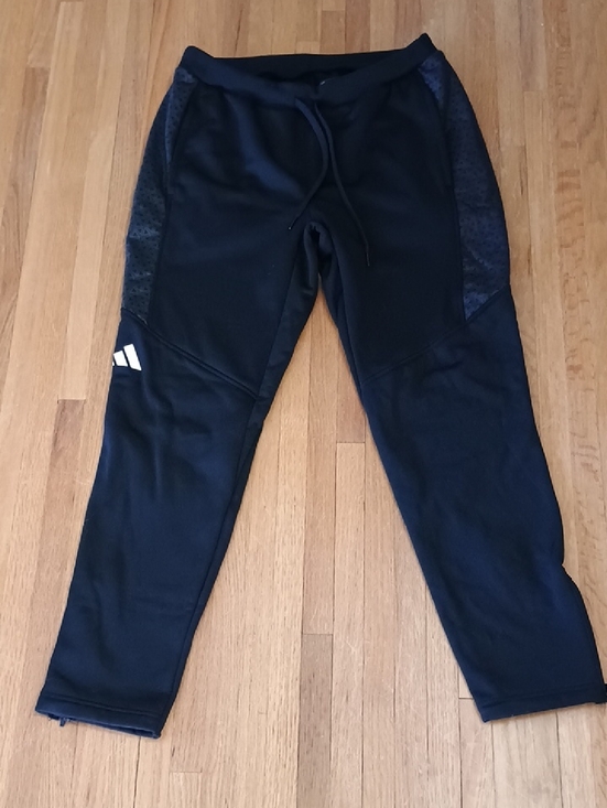 adidas Other - adidas Black Joggers with Dark Gray Side Panels